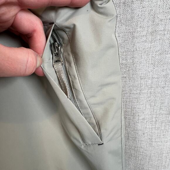 Lands' End Snow Pants Bibs Youth Kids 12 Lt Gray Insulated Ski Snowboard Tubing - Picture 9 of 15